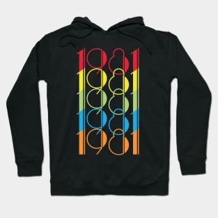 VINTAGE T-SHIRT Birthday 1981 Hoodie